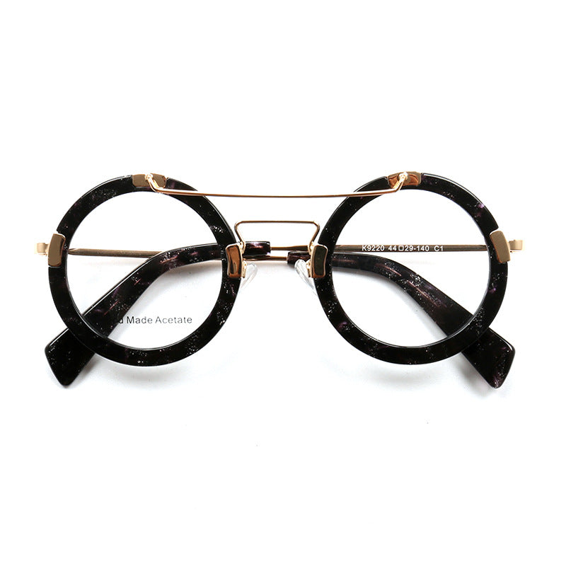 Altitude | Circular Retro Eyeglasses For Men | Funky Women Round Glasses Frames Tortoise Shell