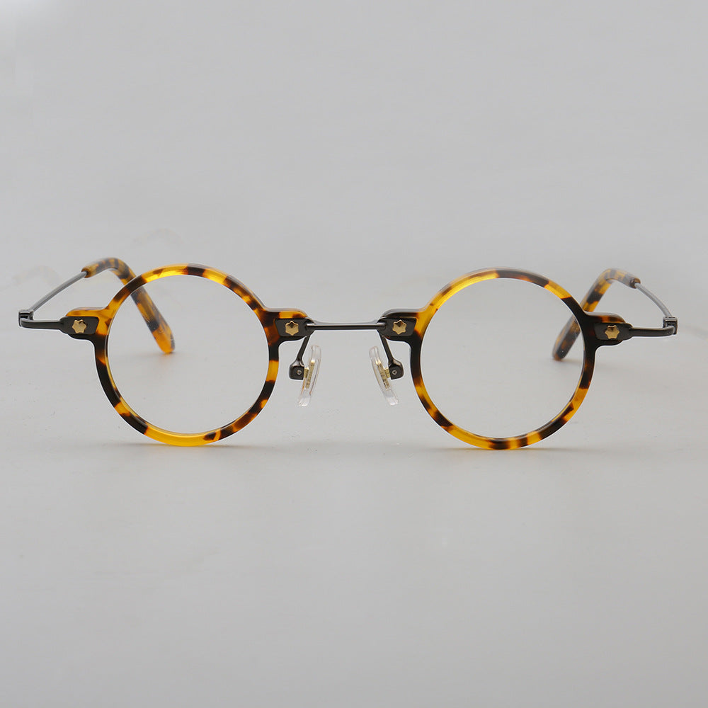 Jet | Retro Small Round Men Eyeglasses | Trendy Hipster Women Vintage Optical Glasses Frames