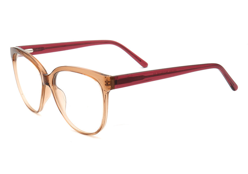 Mila | Oversized Womens Eyeglass Frames Fashionable | Trendy Cat Eye Glasses for Women