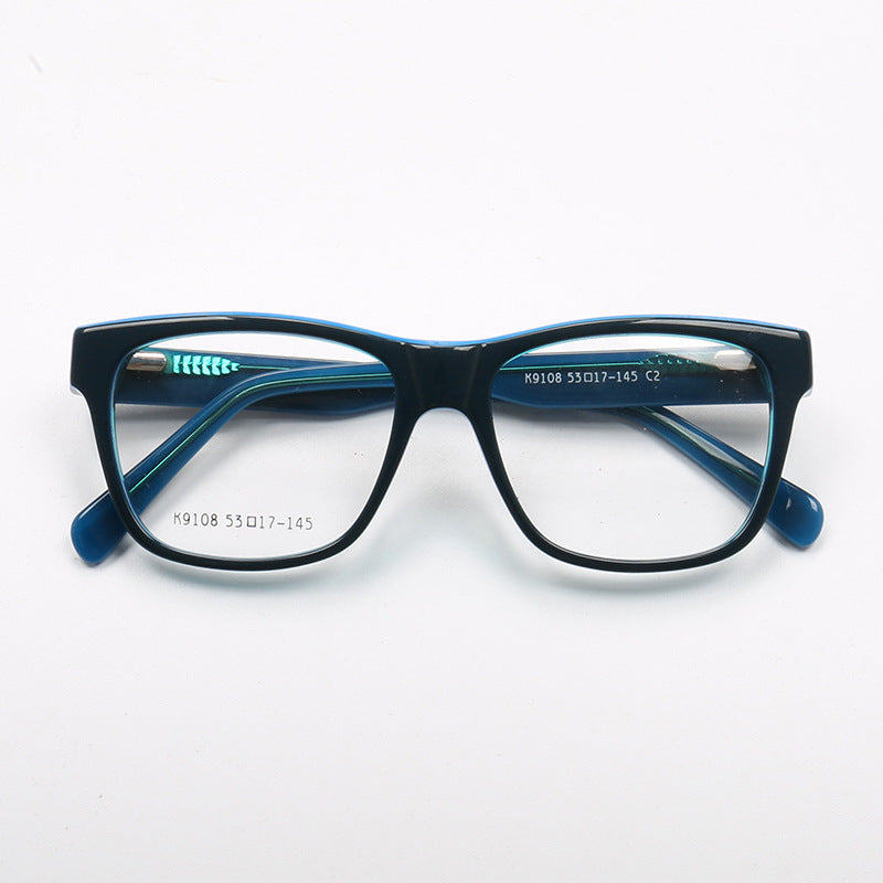 Liam | Two Toned Oversized Acetate Eyeglasses For Men | Classic Square Glasses Frames