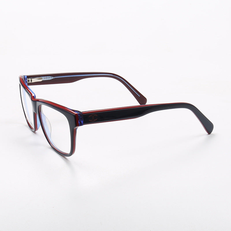 Liam | Two Toned Oversized Acetate Eyeglasses For Men | Classic Square Glasses Frames