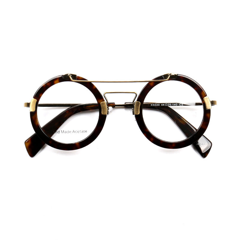 Altitude | Circular Retro Eyeglasses For Men | Funky Women Round Glasses Frames Tortoise Shell