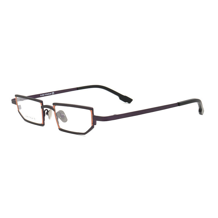King | Stylish Mens Titanium Eyeglasses Green | Hipster Geometric Women Square Glasses Frames Online