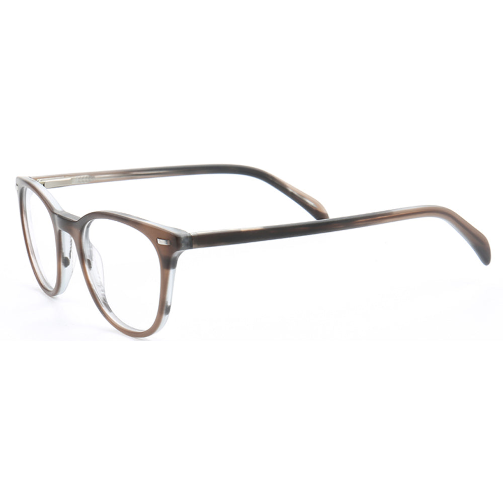 Lennox | Basic Round Acetate Eyewear Frames | Classic Full Rim Unisex Glasses