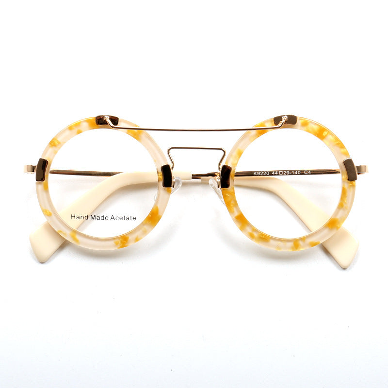 Altitude | Circular Retro Eyeglasses For Men | Funky Women Round Glasses Frames Tortoise Shell