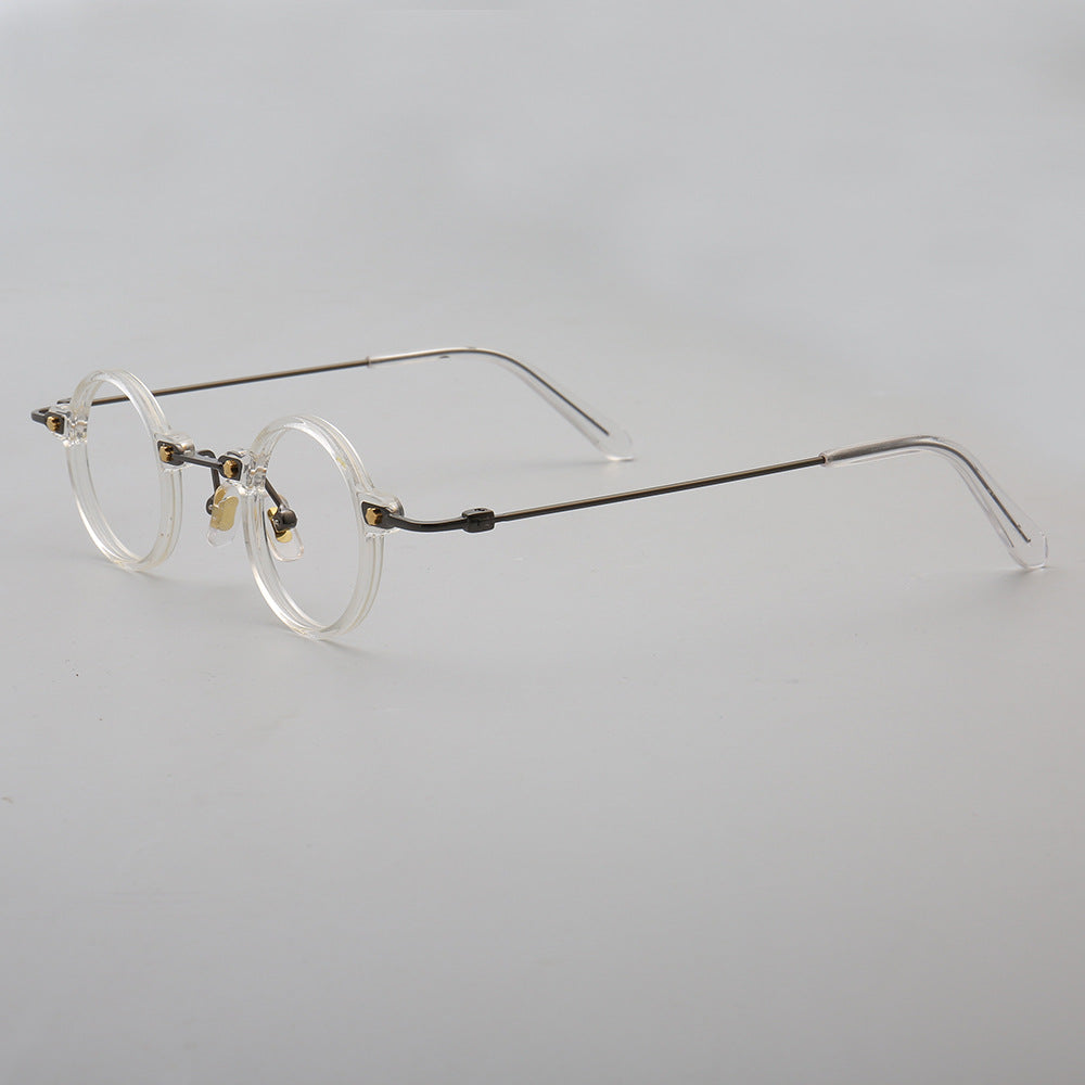 Jet | Retro Small Round Men Eyeglasses | Trendy Hipster Women Vintage Optical Glasses Frames