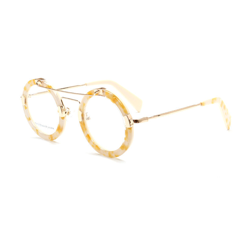 Altitude | Circular Retro Eyeglasses For Men | Funky Women Round Glasses Frames Tortoise Shell