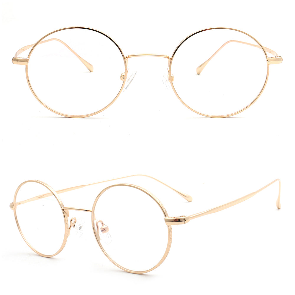 Atlas|Classic Round Metal Eyeglasses Frames