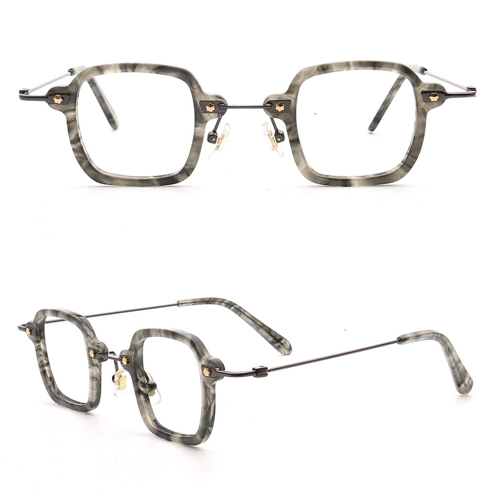 Marble | Modern Square Eyeglasses | Retro Small Optical Glasses Frames