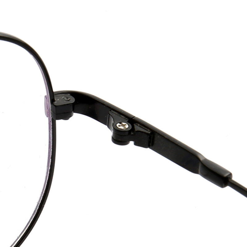 Domingo | Flat Top Mens Pilot Eyeglasses Frames | Flexible Bendable Memory Metal Glasses Frames
