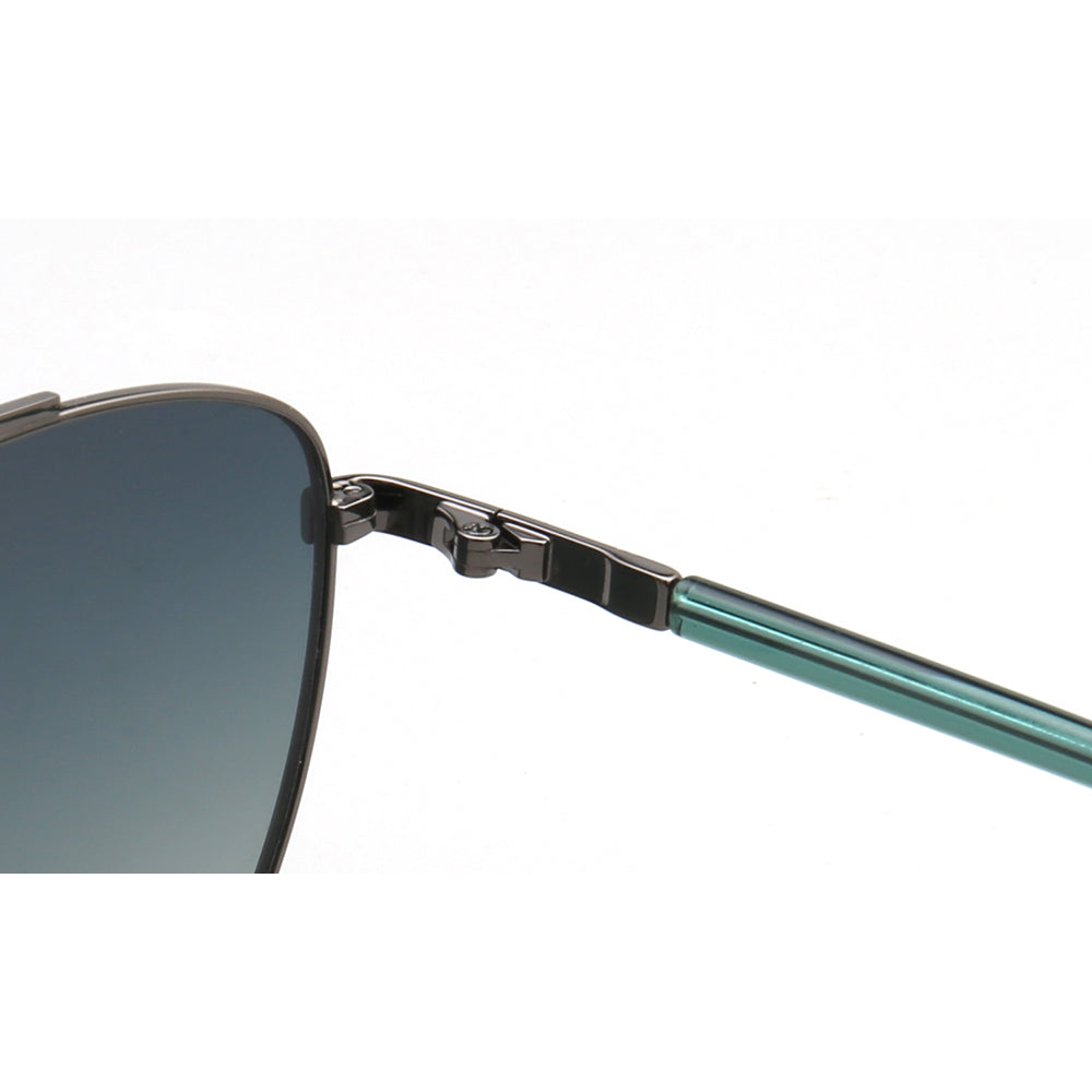 Winston | Full Rim Polarized Sunglasses For Men & Women | 80s Style Square Metal Frame