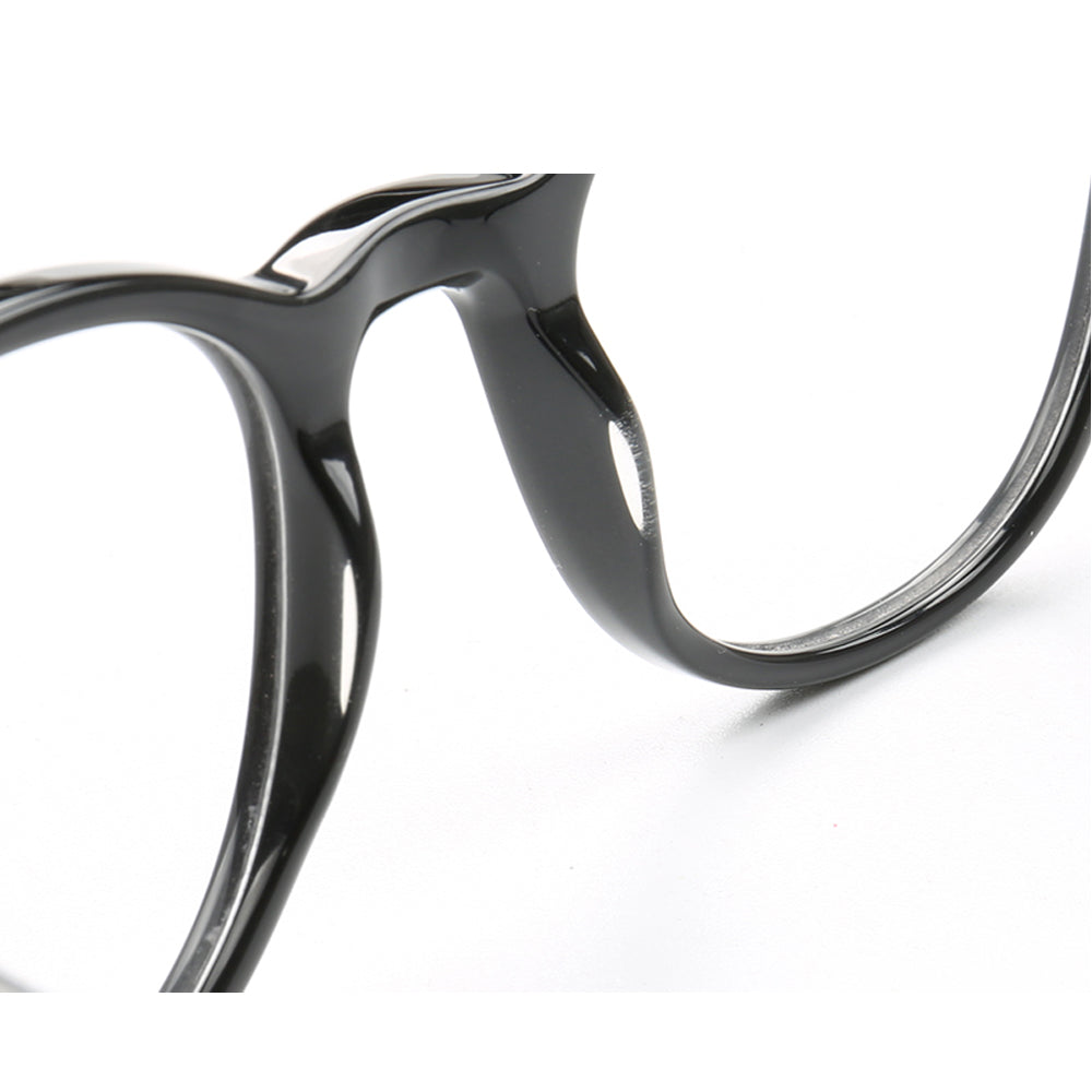 Lennox | Basic Round Acetate Eyewear Frames | Classic Full Rim Unisex Glasses