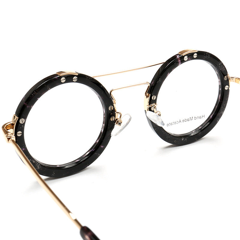 Altitude | Circular Retro Eyeglasses For Men | Funky Women Round Glasses Frames Tortoise Shell
