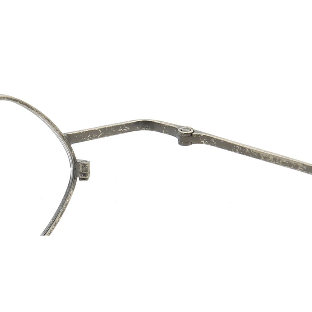 Legend | Thin Lightweight Metal Eyeglasses For Men & Women | Vintage Full Rim Geometric Frame