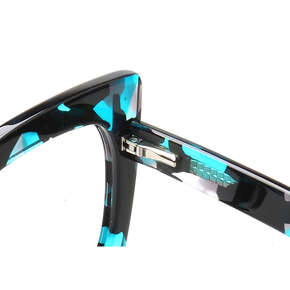 Rosella | Vintage Oversized Cat Eye Glasses For Women | Colorful Tortoise Shell Eyewear Frames