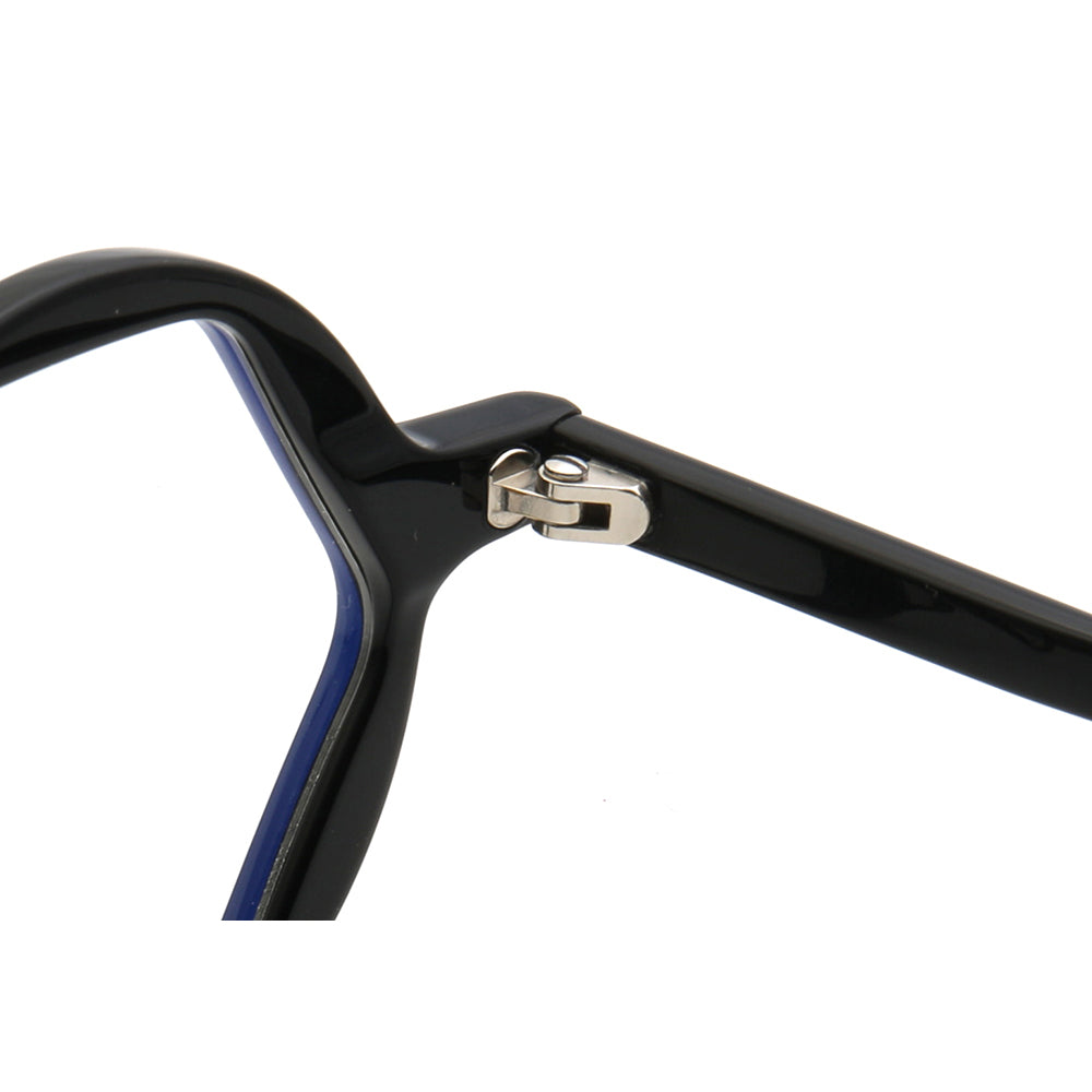 Mosley | Hexagon Shaped Full Rim Acetate Eyeglasses for Men | Retro Women Geometric Glasses Frames Online