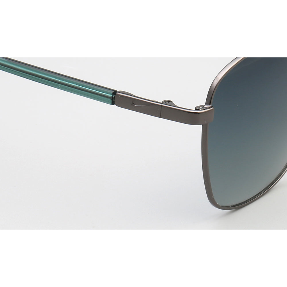 Winston | Full Rim Polarized Sunglasses For Men & Women | 80s Style Square Metal Frame