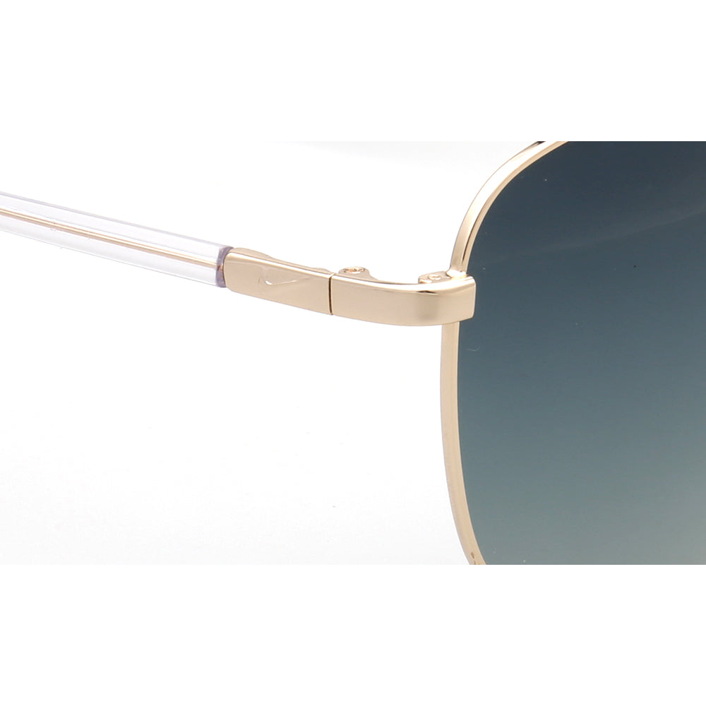Travis | Polarized Sunglasses w/ Classic Square Design | Thin Lightweight Metal Frame