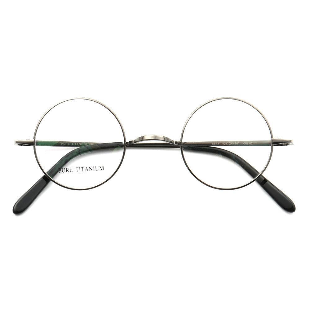 Sullivan | Old School Round Titanium Glasses for Men | Lightweight Retro Womens Eyewear Frames
