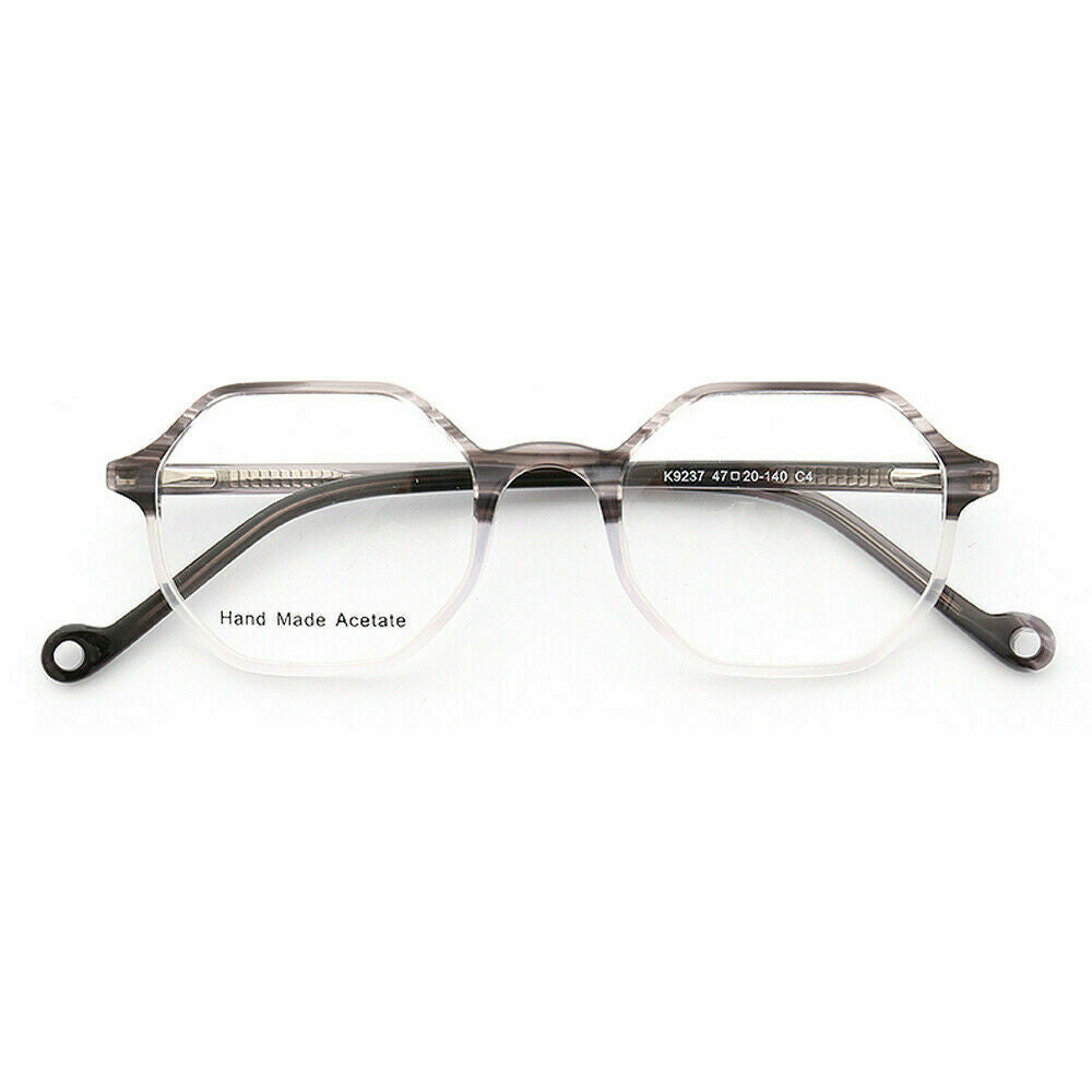 Blake | Polygon Shaped Acetate Eyeglasses | Two Toned Glasses For Men & Women