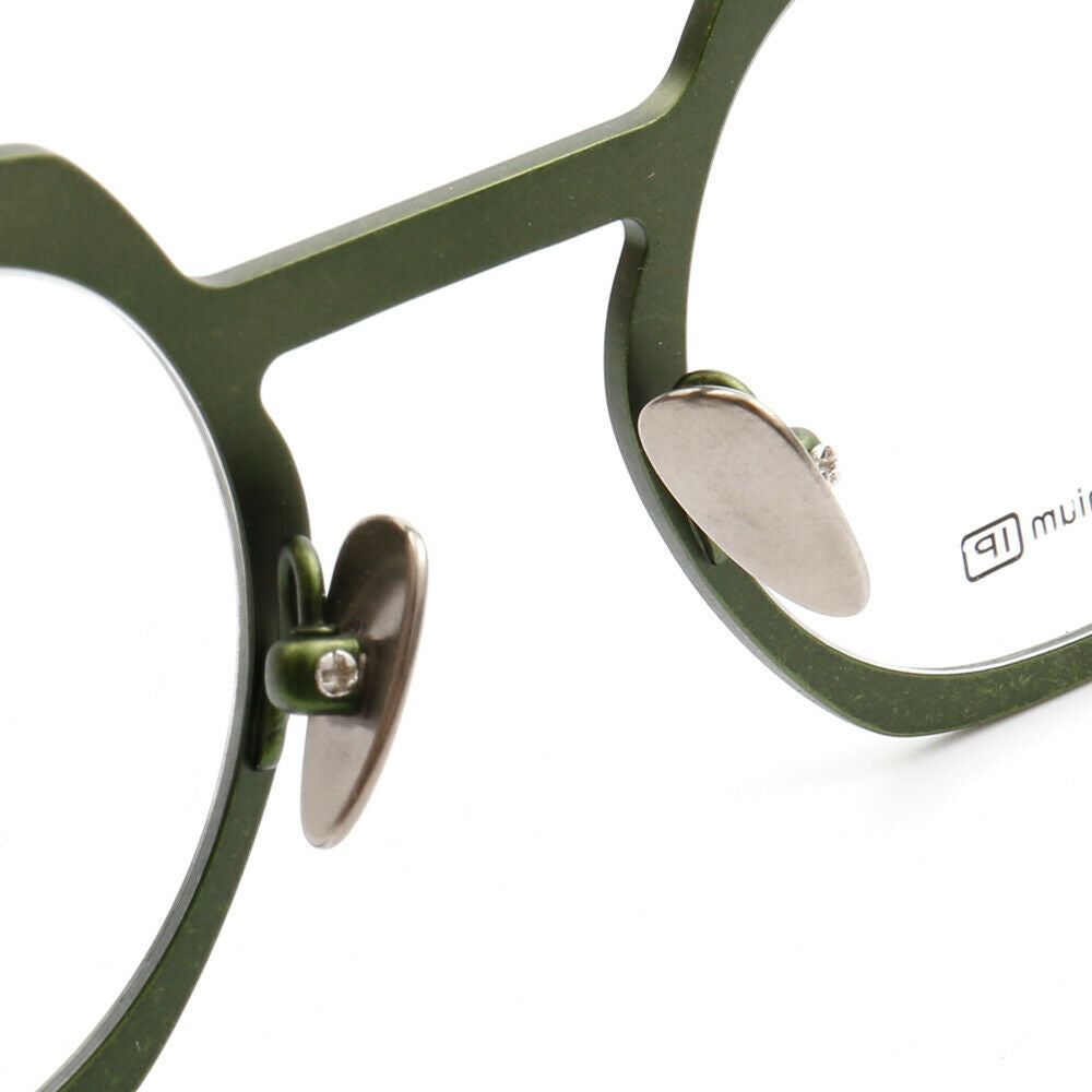 Windsor | Mens Geometric Titanium Eyeglasses Gold | Womens Round Retro Green Glasses Frames Online
