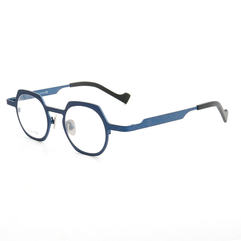 Windsor | Mens Geometric Titanium Eyeglasses Gold | Womens Round Retro Green Glasses Frames Online