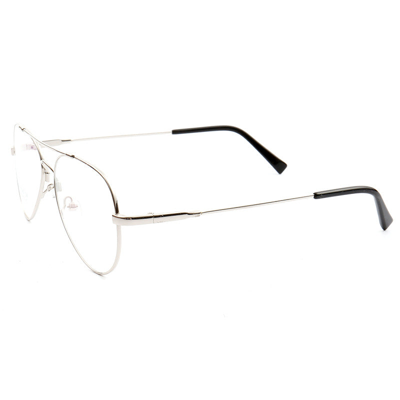 Domingo | Flat Top Mens Pilot Eyeglasses Frames | Flexible Bendable Memory Metal Glasses Frames