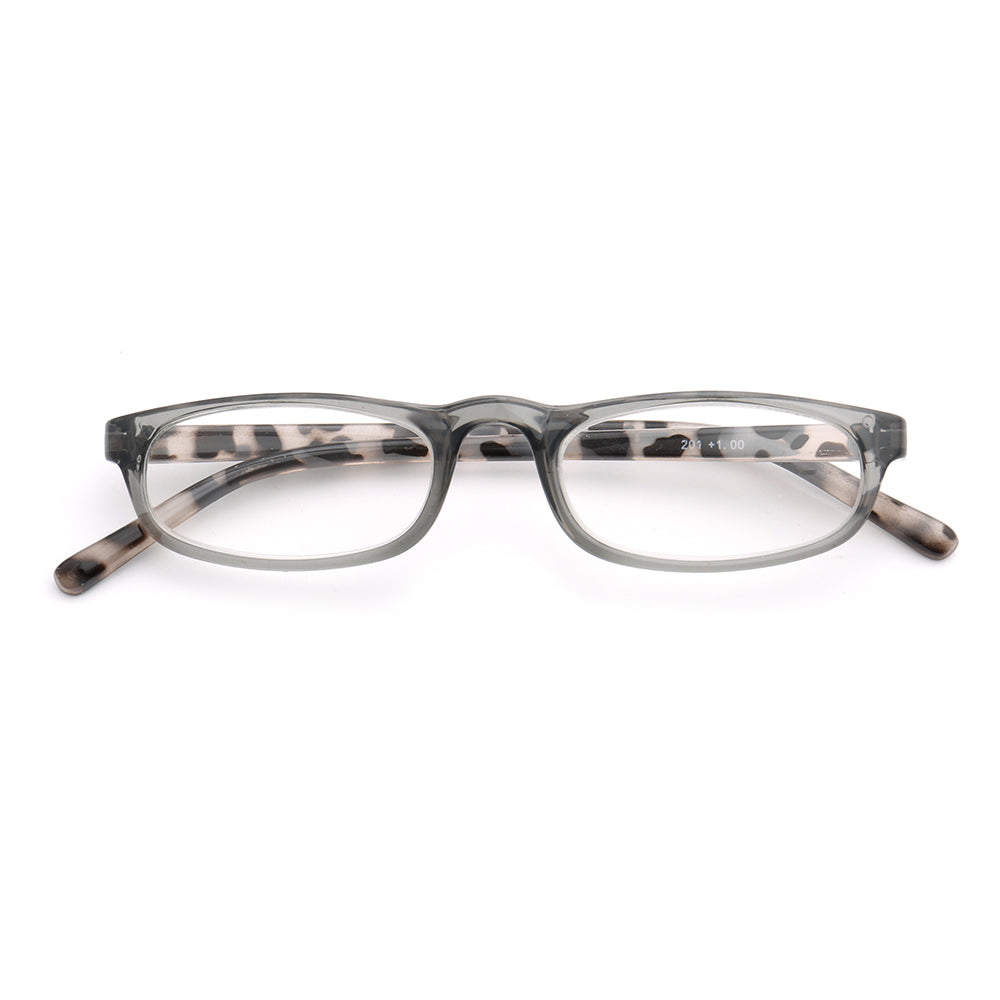 3 Pack of Womens Oval Tortoise Readers | Two Tone Mens Reading Glasses Lightweight