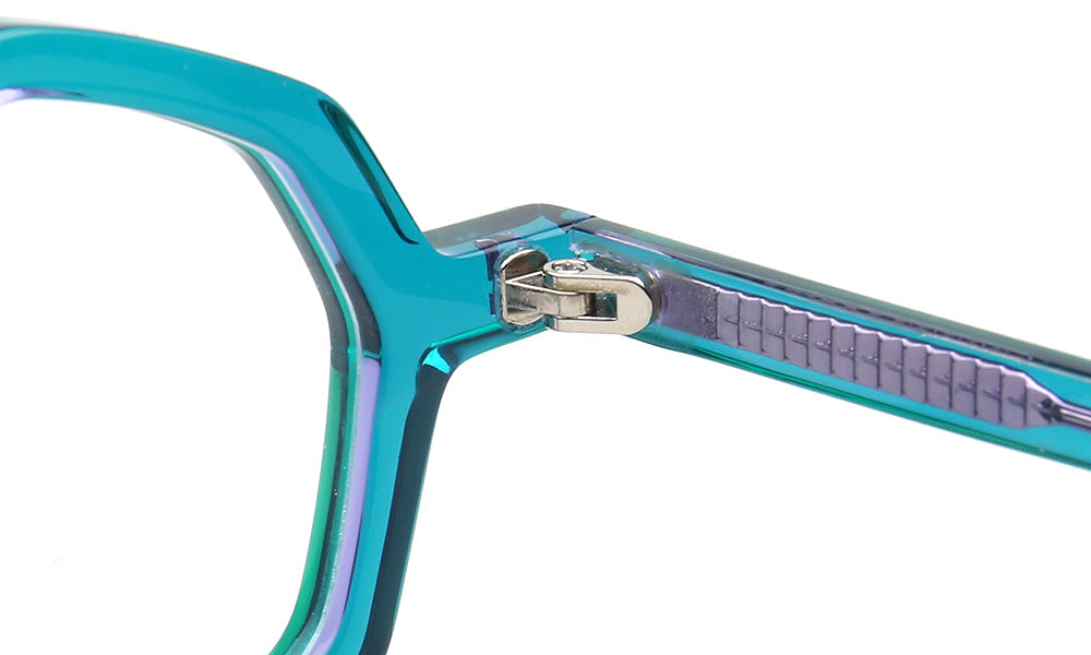 Hayden | Stylish Geometric Two Toned Eyeglass Frames