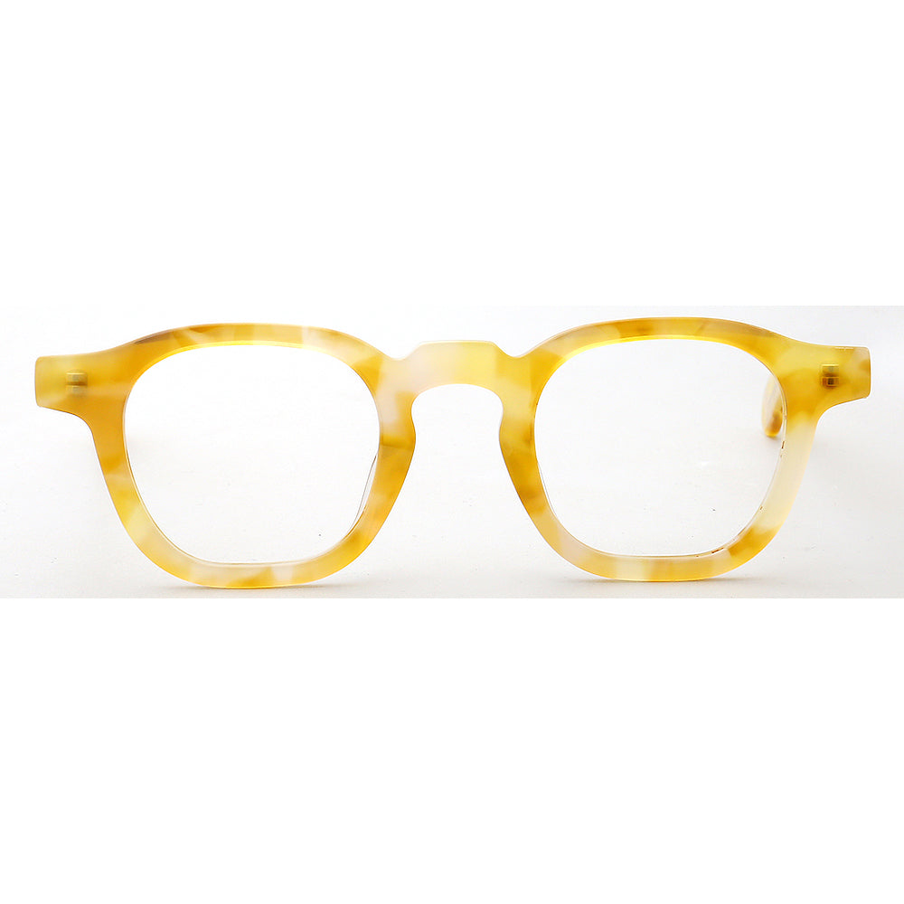 Newport | Classic Patterned Acetate Eyeglasses | Colorful Unisex Round Full Rim Frames