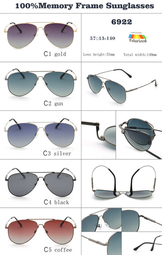 Holland | Aviator Polarized Sunglasses UV400