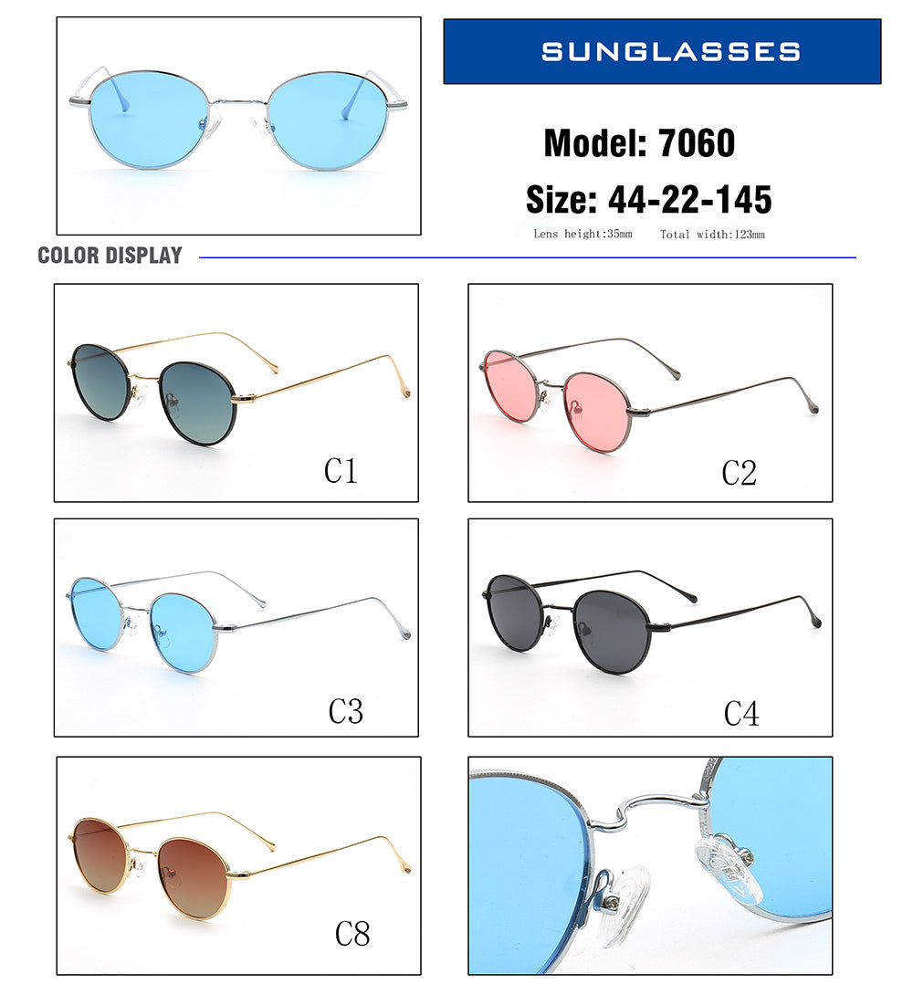 Emilla | Stylish Womens Sunglasses Polarized | Round Sun Glasses For Men UV400 Driving Outdoor Eyewear