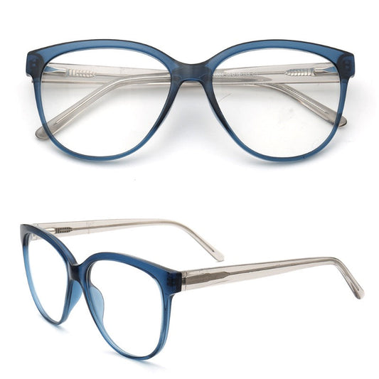 Mila | Oversized Womens Eyeglass Frames Fashionable | Trendy Cat Eye Glasses for Women