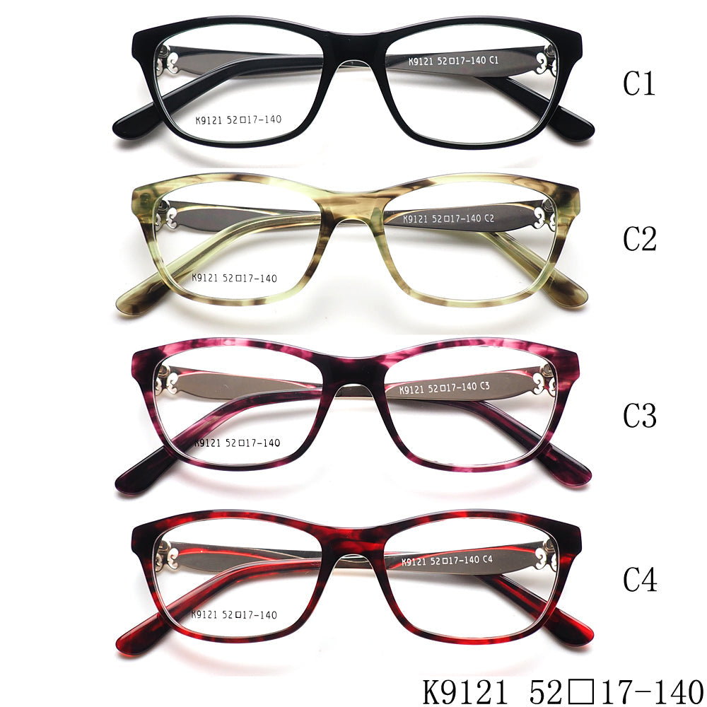 Casey | Cat Eye Acetate Eyeglasses For Women | Stylish Patterned Full Rim Eyewear Frames