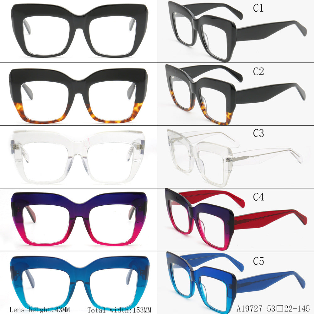 Vivian | Oversized Butterfly Eyeglass Frames For Women | Funky Square Glasses Frames Online