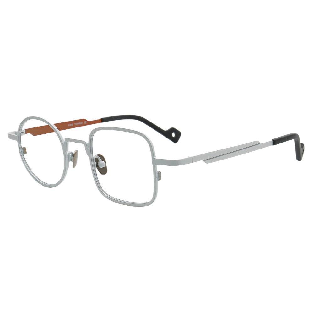 Ocean | Funky Modern Mismatched Eyeglasses Frames | Pure Titanium Square & Round Eyewear Modern