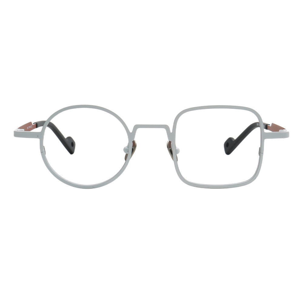 Ocean | Funky Modern Mismatched Eyeglasses Frames | Pure Titanium Square & Round Eyewear Modern