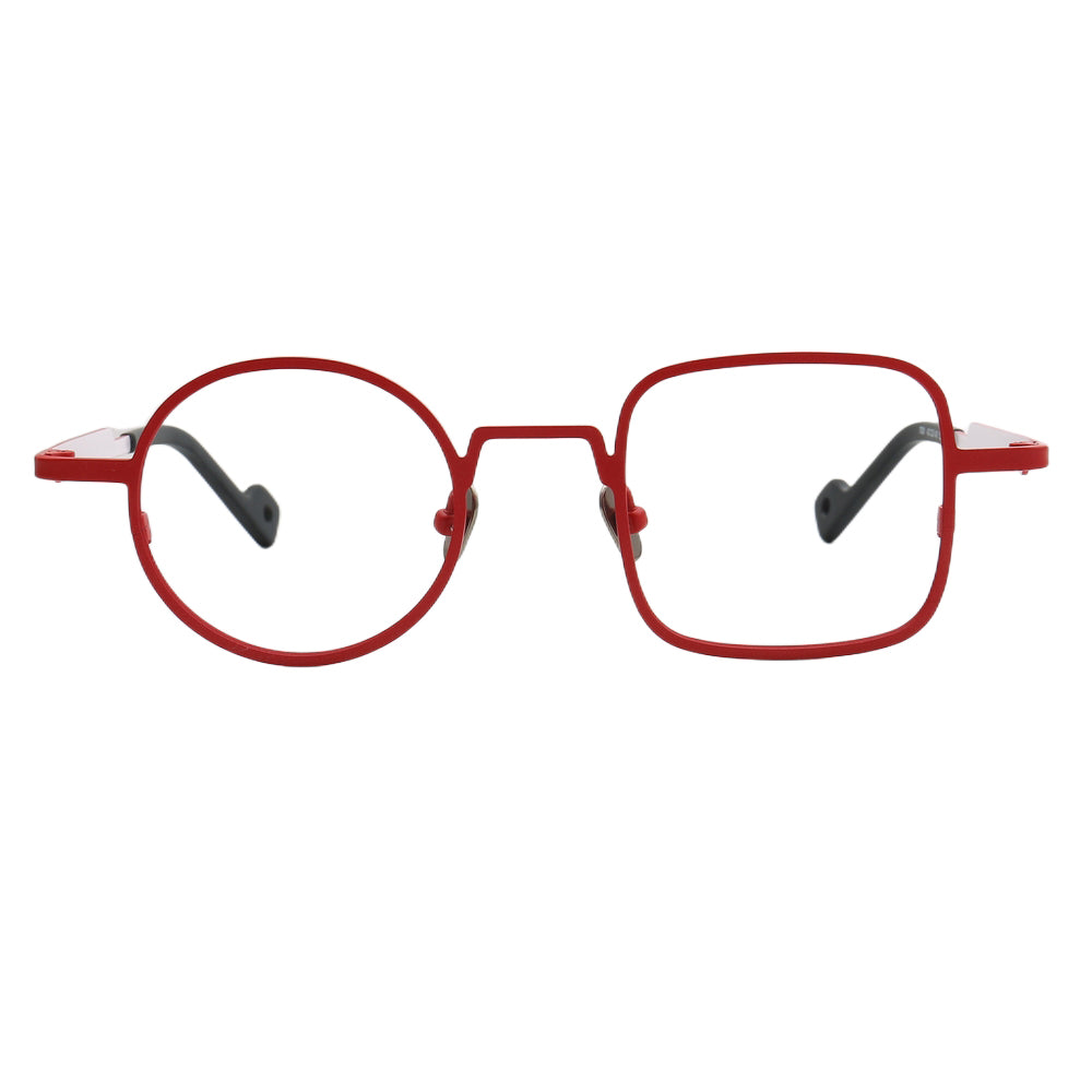 Ocean | Funky Modern Mismatched Eyeglasses Frames | Pure Titanium Square & Round Eyewear Modern