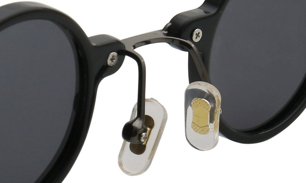 Jet | Retro Small Round Men Polarized Sunglasses | Trendy Hipster Women Sun Glasses Driving UV400
