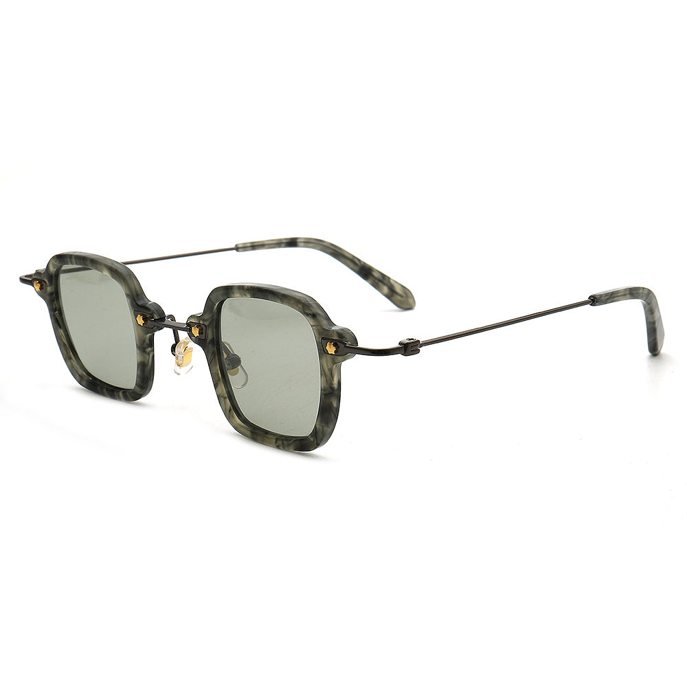 Marble | Retro Mens Sunglasses Polarized | Trendy Square Women Sun Glasses UV400