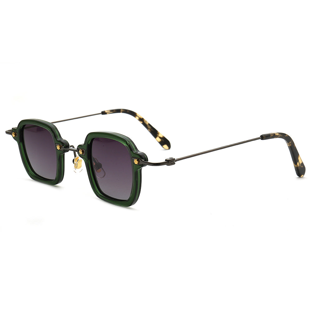 Marble | Retro Mens Sunglasses Polarized | Trendy Square Women Sun Glasses UV400