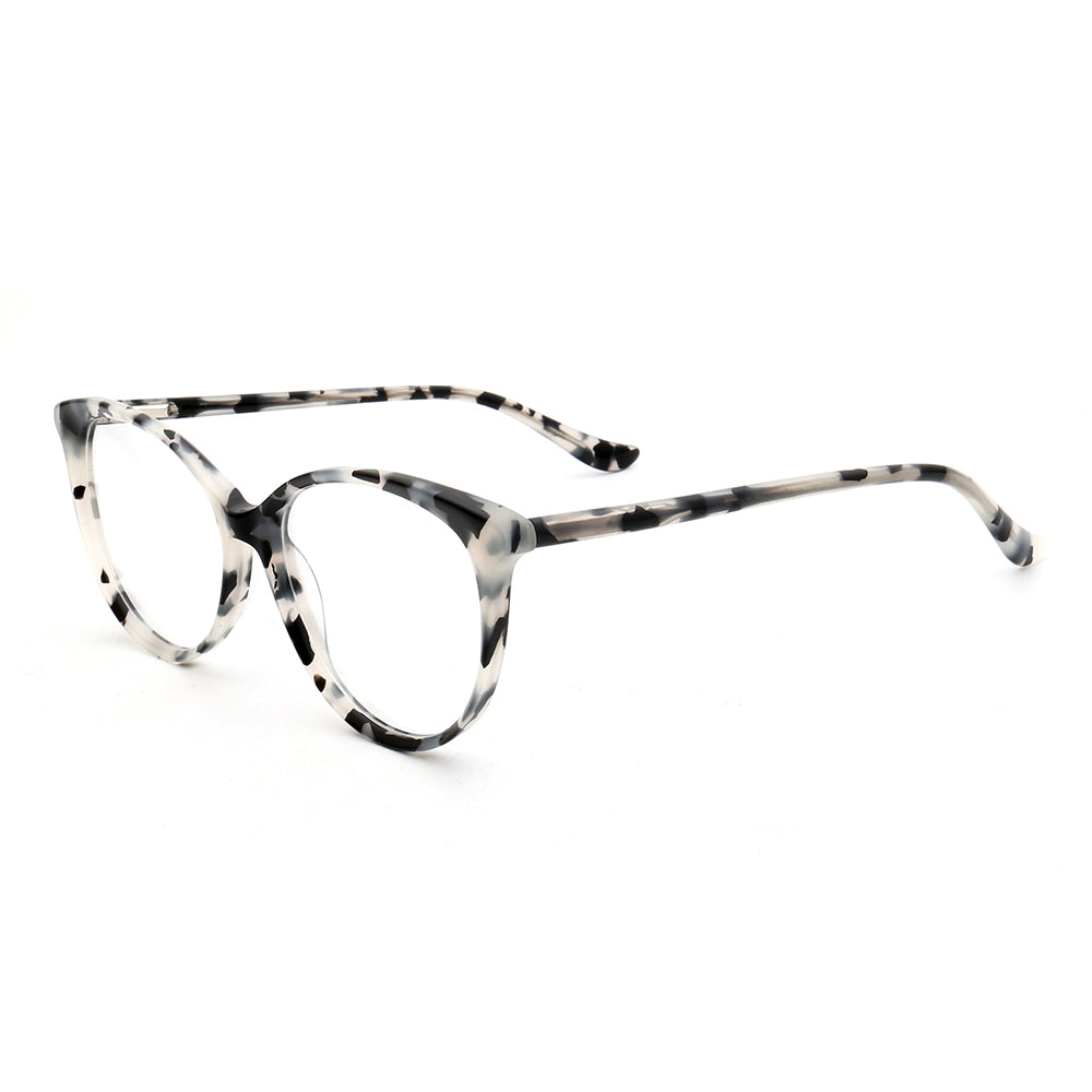Hazel | Colorful Cat Eye Glasses For Women | Acetate Frame w/ Tortoise Shell Finish