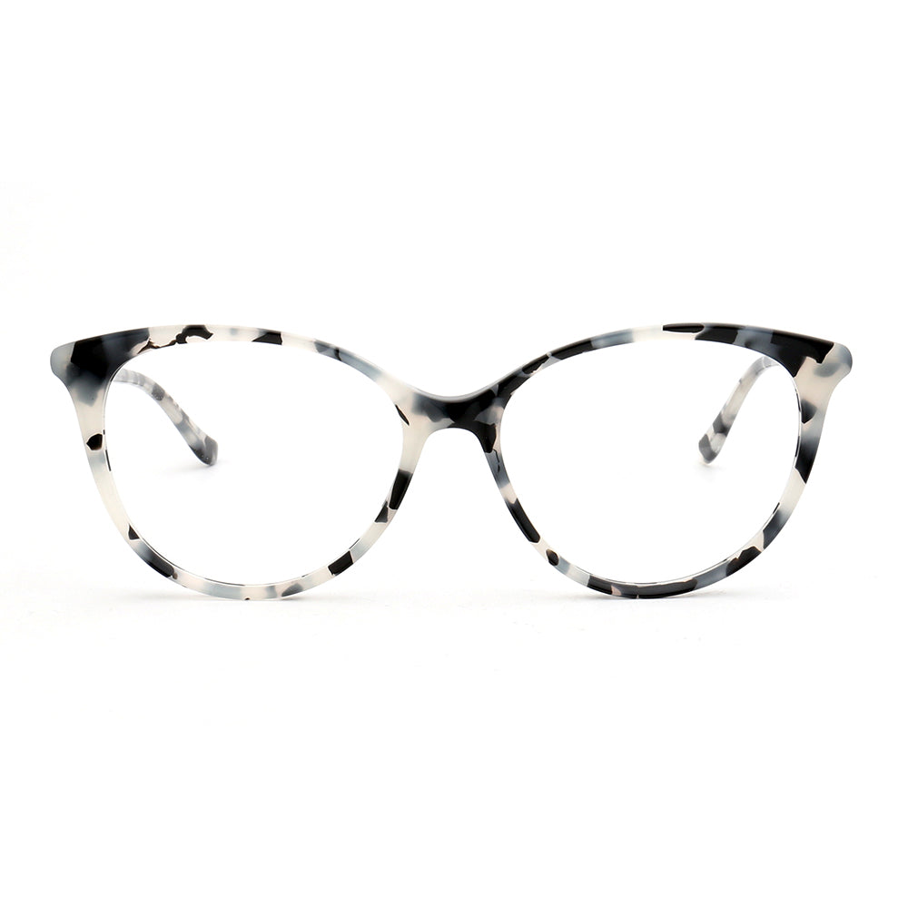 Hazel | Colorful Cat Eye Glasses For Women | Acetate Frame w/ Tortoise Shell Finish