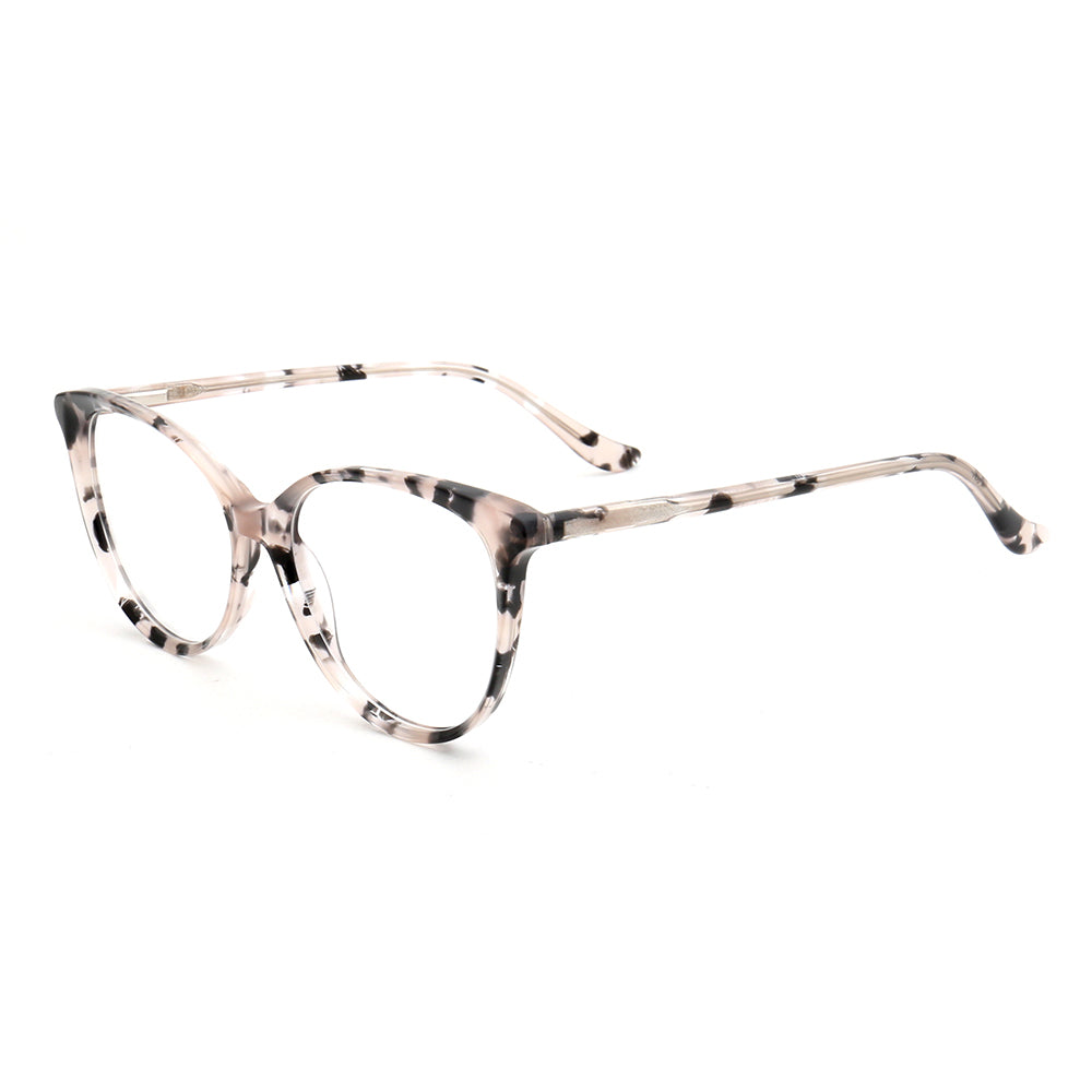 Hazel | Colorful Cat Eye Glasses For Women | Acetate Frame w/ Tortoise Shell Finish