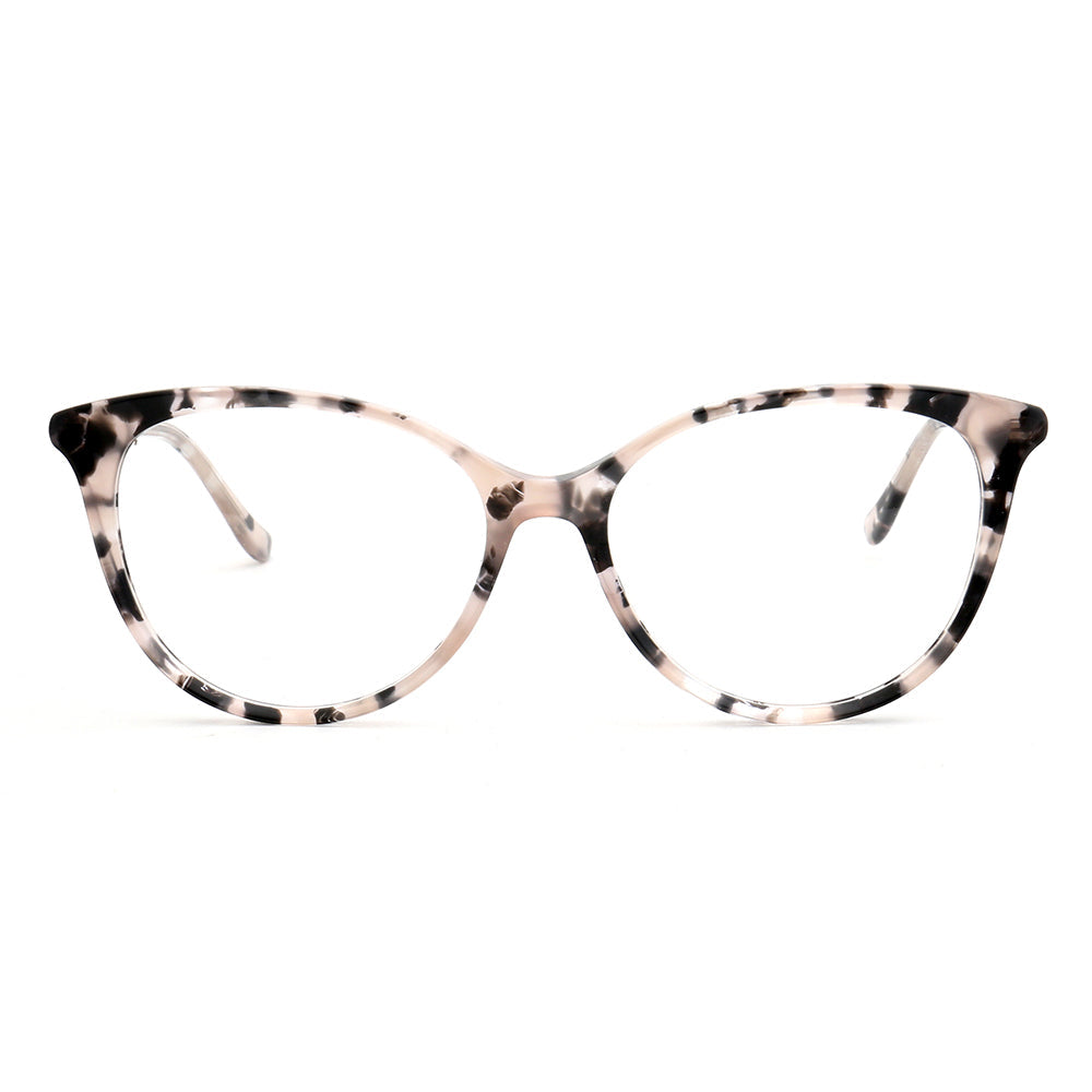 Hazel | Colorful Cat Eye Glasses For Women | Acetate Frame w/ Tortoise Shell Finish