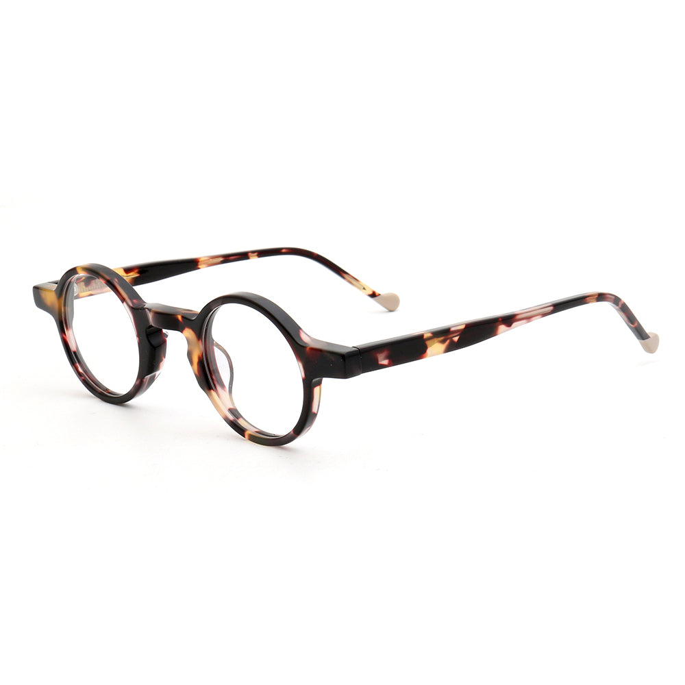 Crown | Mens & Womens Nerd Vintage Eyeglasses Round | Hipster Tortoise Retro Glasses Frames Online