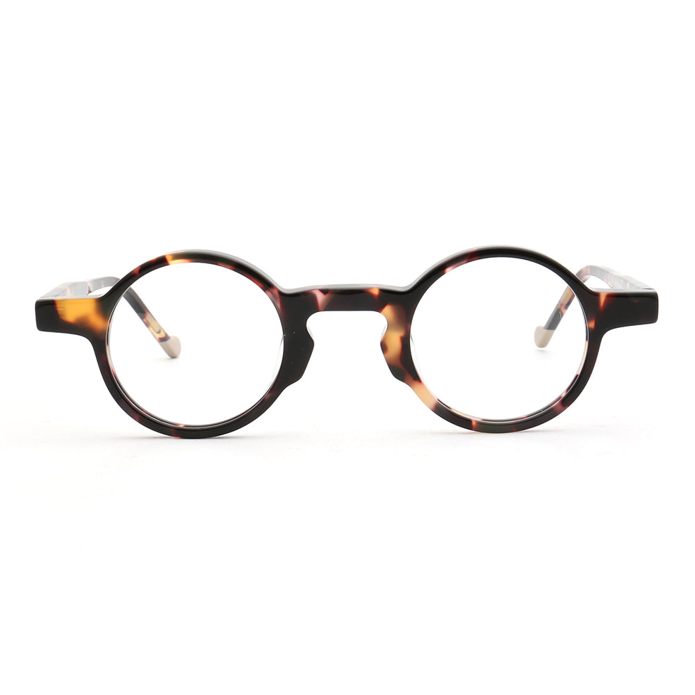 Crown | Mens & Womens Nerd Vintage Eyeglasses Round | Hipster Tortoise Retro Glasses Frames Online