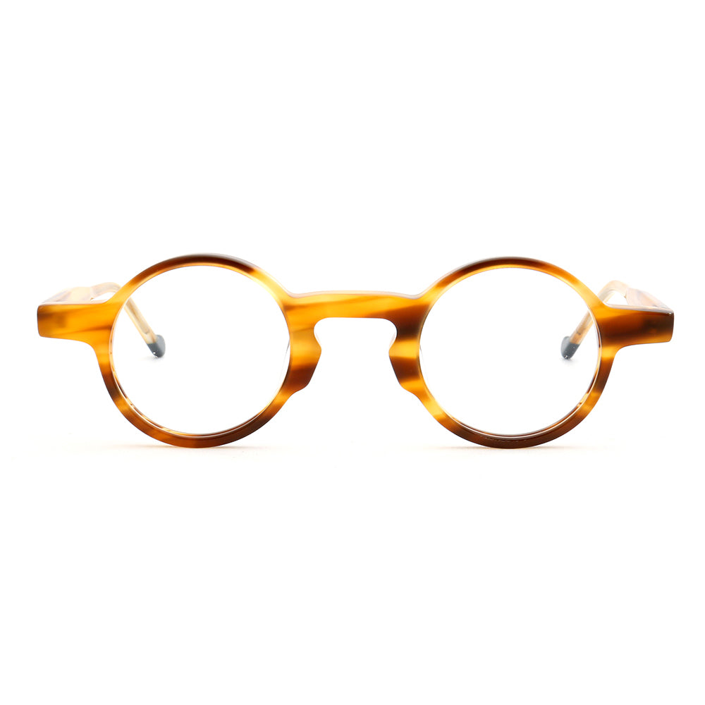 Crown | Mens & Womens Nerd Vintage Eyeglasses Round | Hipster Tortoise Retro Glasses Frames Online