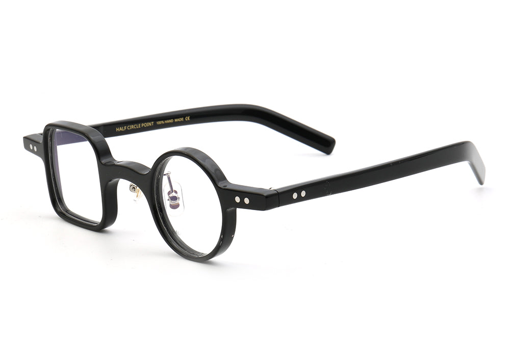 Sydney | Vintage Nerd Style Glasses w/ Mismatch Design | Funky Retro Acetate Design