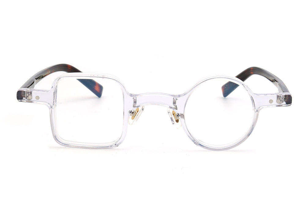 Sydney | Vintage Nerd Style Glasses w/ Mismatch Design | Funky Retro Acetate Design